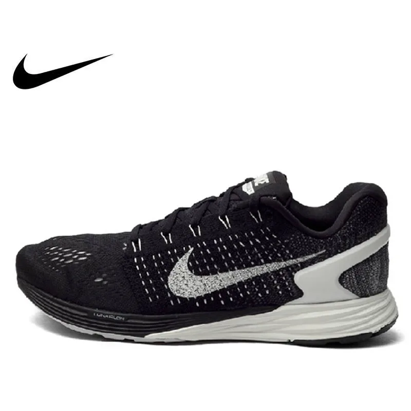 

Official Authentic Nike LUNAR Glide 7 Men's Mesh Light Running Shoes Sneakers sports Outdoor Walking Jogging Breathable 747355