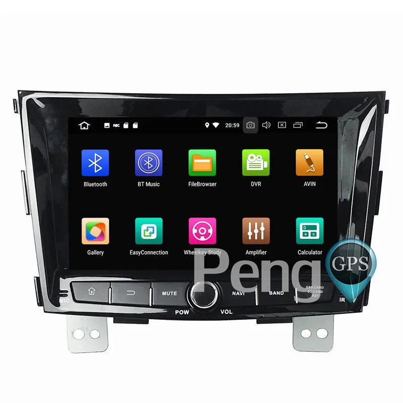 Flash Deal 4G+32G Octa Core 2 Din Stereo Android 8.0 Car Radio for SsangYong Tivolan 2014 GPS Navigation CD DVD Player Bluetooth headunit 7