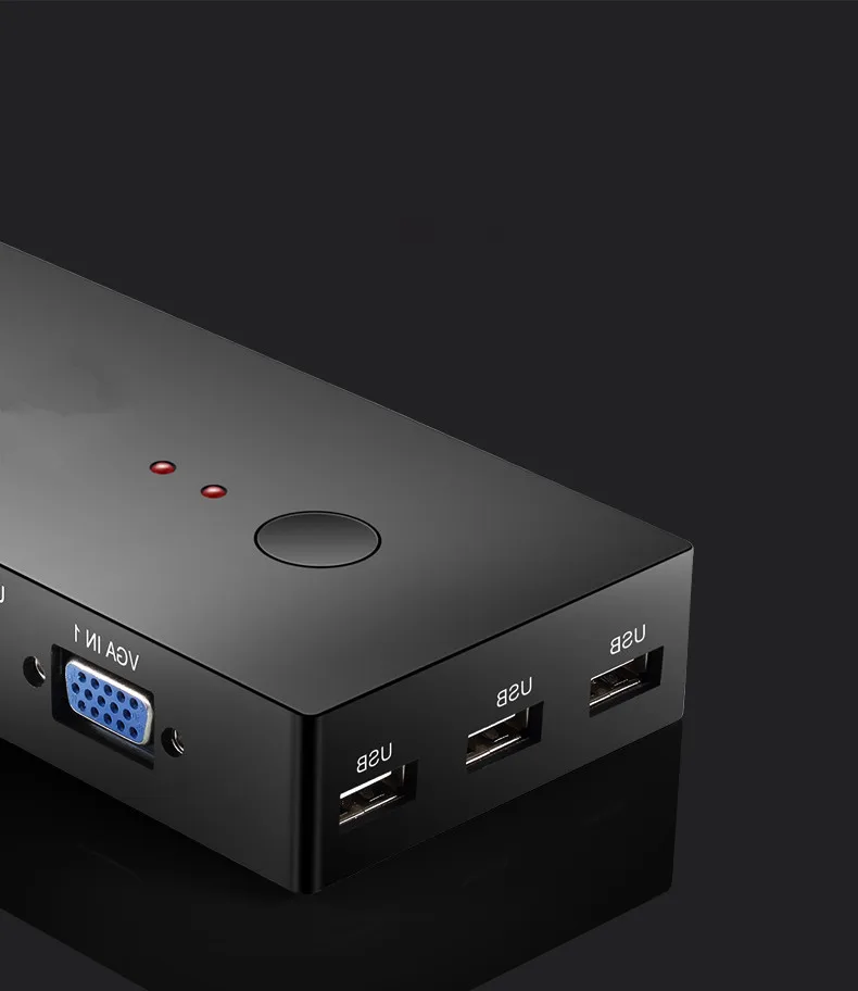 KVM коммутатор 3 порта VGA сплиттер 1920*1440 и 3-портовый usb-переключатель для принтера клавиатура мышь монитор обмен переходник