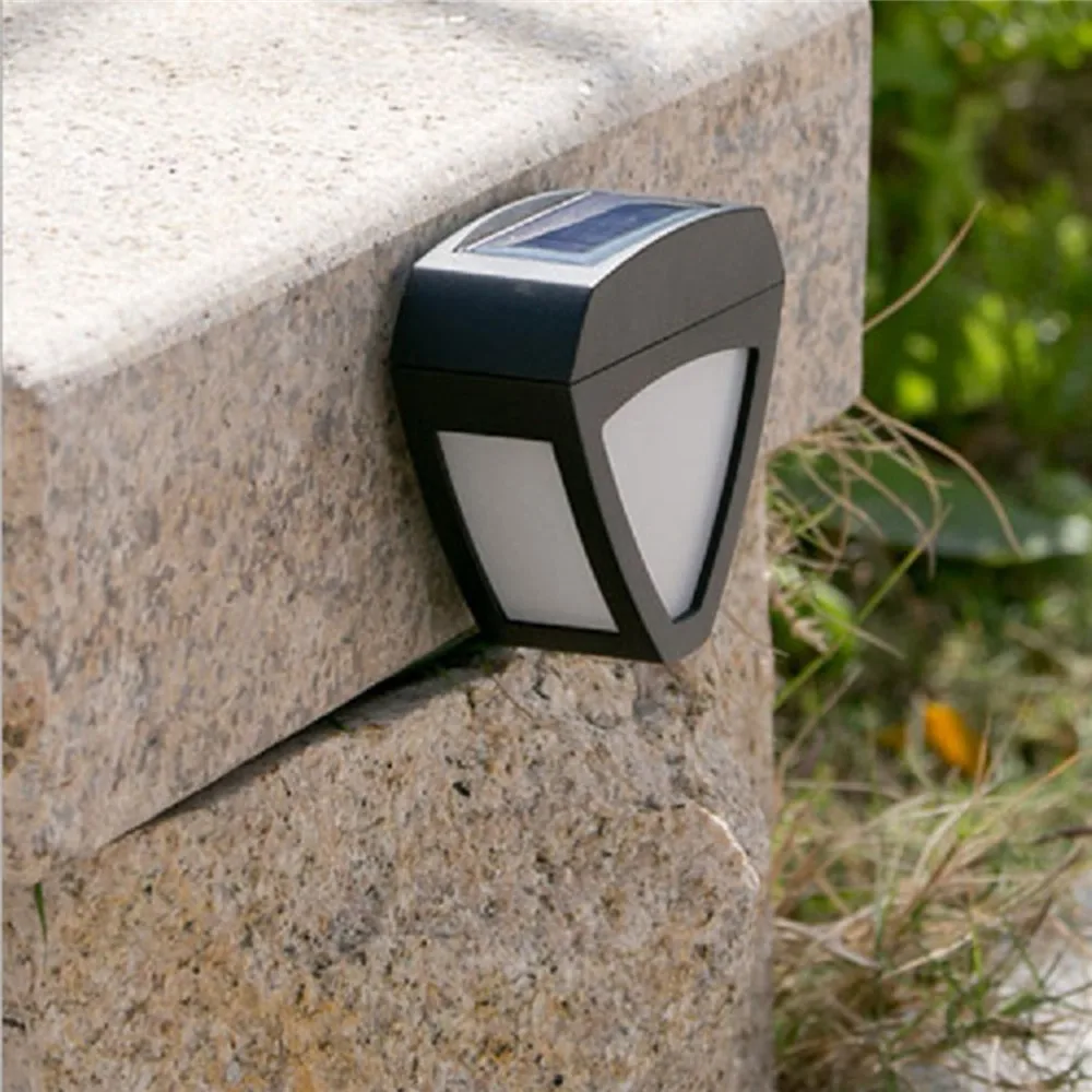 LED Solar Wall Light 2 Leds Lighting Sensor Night Light For Outdoor Garden Lamp Security Step Light Stair Lamp (4)