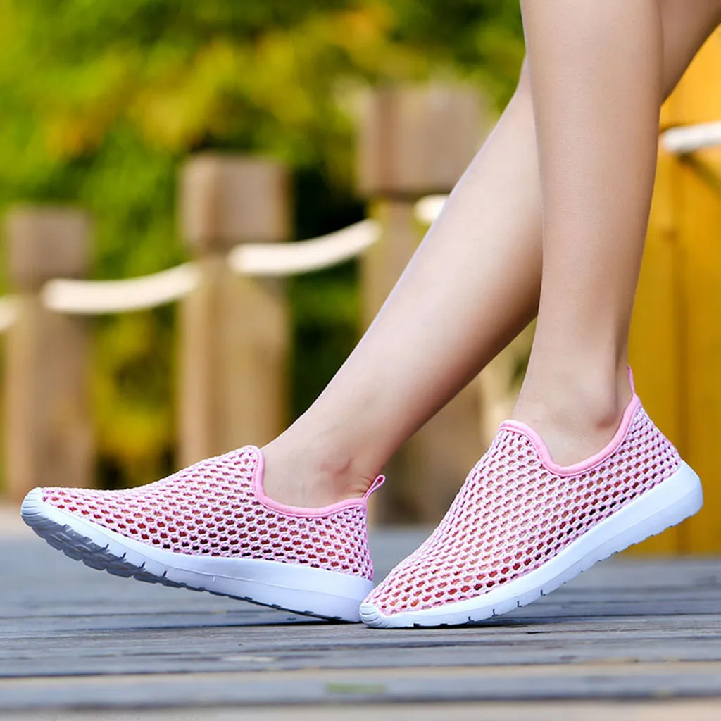 

2019 Sneakers Woman Sports Shoes Summer Air Mesh Women's Sneakers For Women Running Shoes Ultralight Walking Shoes#G4