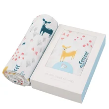 Newborn Blanket Baby Cotton Blankets Bedding Print Infant Swaddle Towel For Newborns Soft Blanket newborn weight and large for gestational age lga newborns