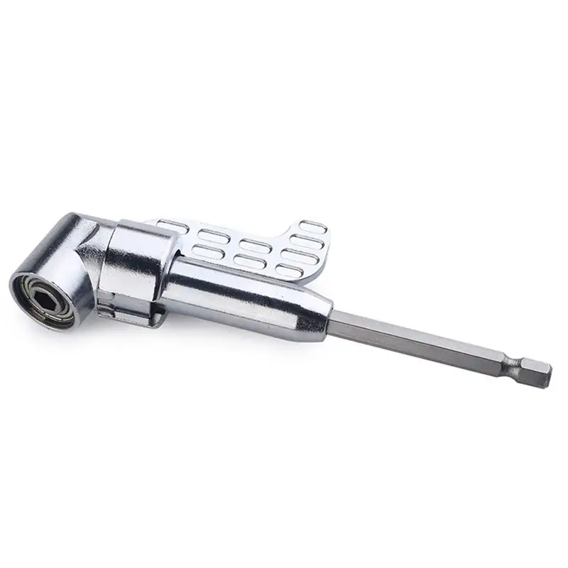 

105 Degree Right Angle Driver Angle Extension Power Screwdriver Drill Attachment Adaptor Hex Drill Bit Screwdriver Socket Holder