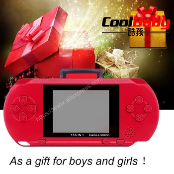 

Portable 16 Bit PXP3 Handheld Game Player Video Game Console with AV Cable+2 Game Cards Classic Child Games PXP 3 Slim Station