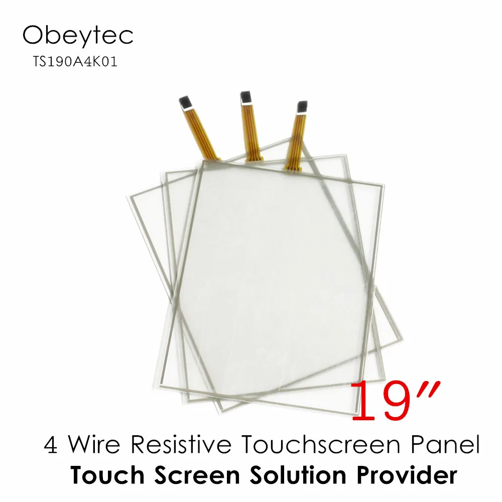 Obeytec 19 &quotWide 16:10 Wire 4 резистивная сенсорная панель с комплектами USB EETI Controller 426*266 мм