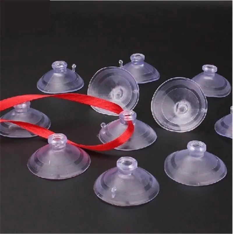 

5Pcs Plastic Rubber Suction Cup Wedding Car Decoration Transparent Glass Sucker Cups Drop wedding decoration supplies