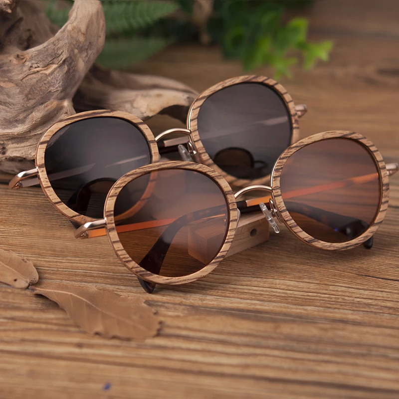 US $28.37 Bobo Bird Wooden Polarized Sunglasses Women Fashion Collection Retro Vintage Uv400 Glasses Gafas De Sol VAg027
