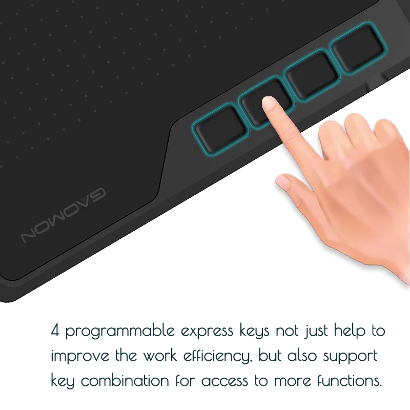 Günstige Gaomon S620 6,5x4 Zoll Anime Digital Graphic Tablet Kunst Schreibtafel für Zeichnung   Spiel OSU mit 8192 druck Batterie Freies Stift