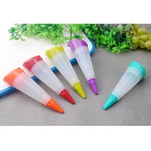 Случайный цвет кремовая насадка для торта инструменты для украшения кондитерских изделий Squeeze цветок Моделирование специальные инструменты для выпечки DIY