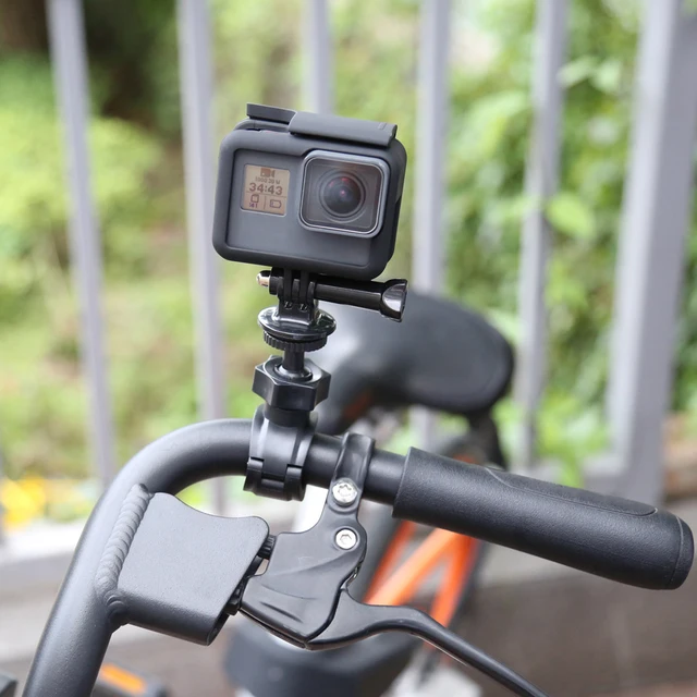 US $2.27 SHOOT O Shape Handlebar Clamp Mount For GoPro Hero 8 7 6 5 Black Xiaomi Yi 4K Sjcam Sj4000 Eken Cyc