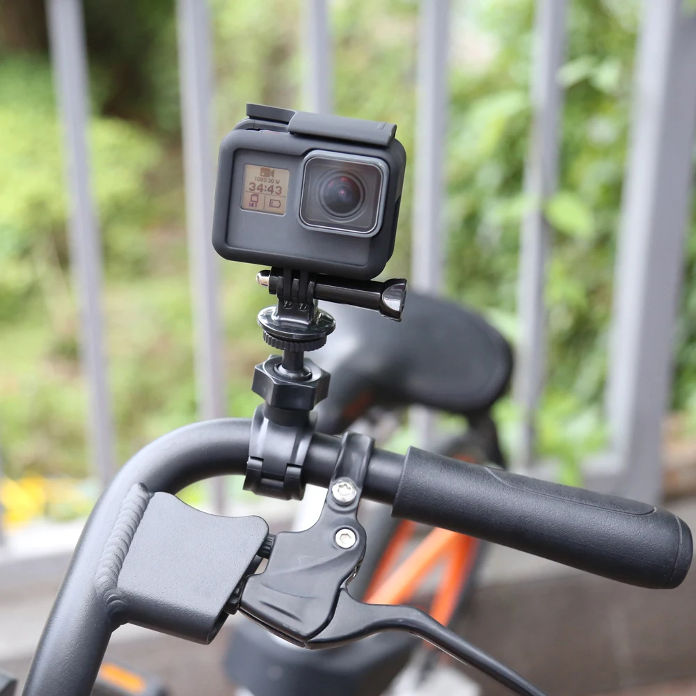 SJCAM, Xiaomi etc. Use Handlebar Tube Mount for GoPro and other Action Cameras 