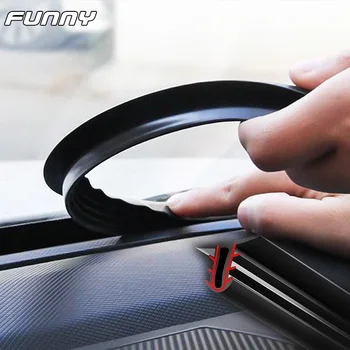 

1.6M U Type Car Protection Seal Strips Rubber Sound Insulation Windshield Edges Gap Sealing Strips Dashboard Trim Seal Strip