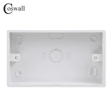 Coswall внешняя Монтажная коробка 146 мм* 86 мм* 32 мм для 146*86 мм стандартный переключатель и розетка применяются для любого положения поверхности стены