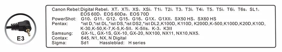 Pixel TW-283 E3 TW-283 беспроводной Таймер дистанционного спуска затвора управление синхронизации для Canon PowerShot G10 G15 G12 EOS 1100D 1000D 70D