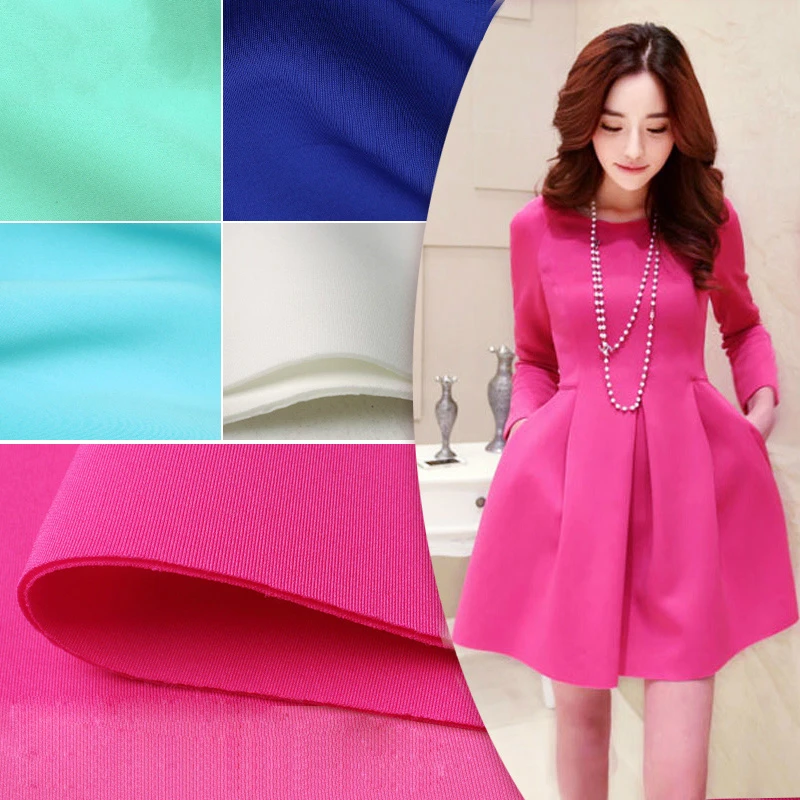 

Spacewadding fabric Air layer cloth cotton vacuum knitted garment four sides elastic thick Sewing clothing dress coat 160*50cm