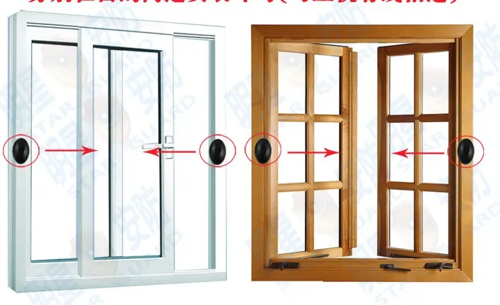 emergency strobe lights LPSECURITY 15m waterproof alarm infrared photocells for gate and door opener barrier gate safety access wifi panic button