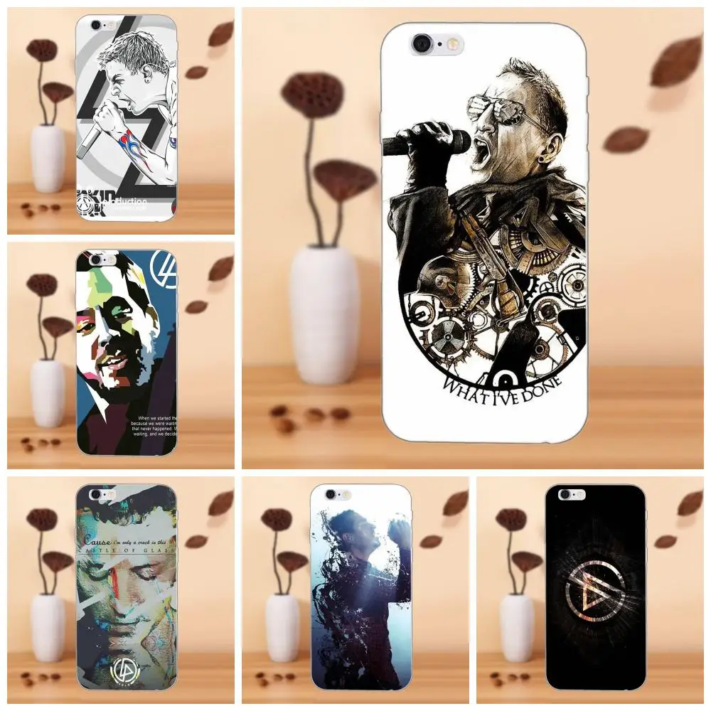 

Painted Cover Colourful Cell Phone Case For Xiaomi Redmi Note 2 3 3S 4 4A 4X 5 5A 6 6A Pro Plus Pop Linkin Park