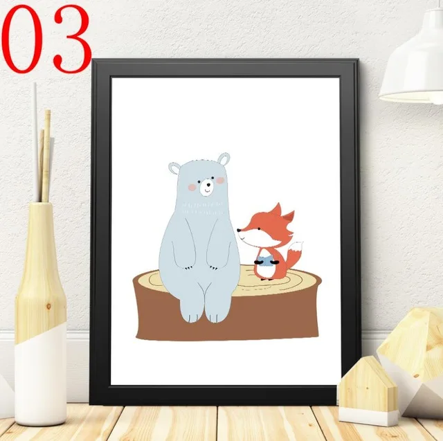 Decoration-For-Living-Room-Wall-Modern-Canvas-Picture-Poster-Cartoon-Fox-And-Bear-Painting-Nordic-Style.jpg_640x640 (3)