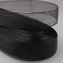 Полиэстер лошадь бриадная сетка гипюровая ткань склеивание, Крин, жесткая