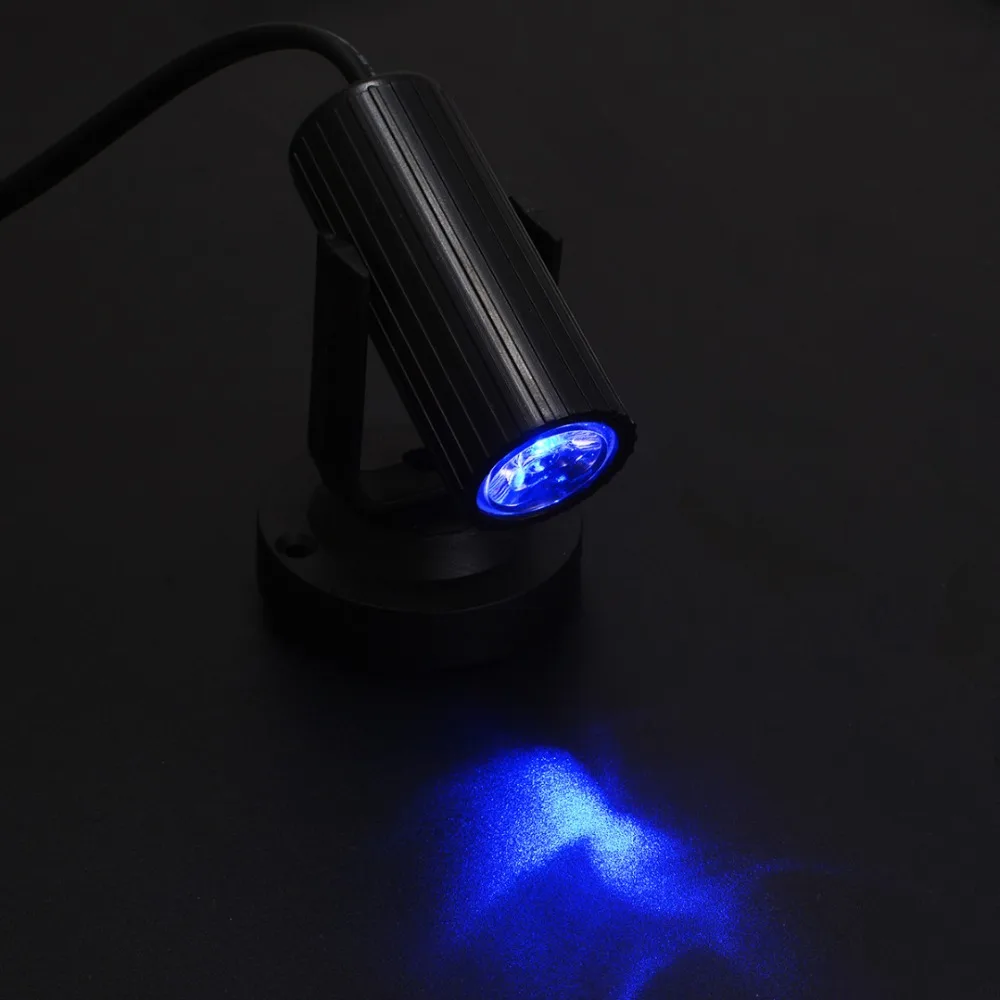 Hot Sales Home Party Mini LED Stage Spotlight Effect Club Disco Party Ballroom KTV Bar Wedding Spot Lights 7 Colors