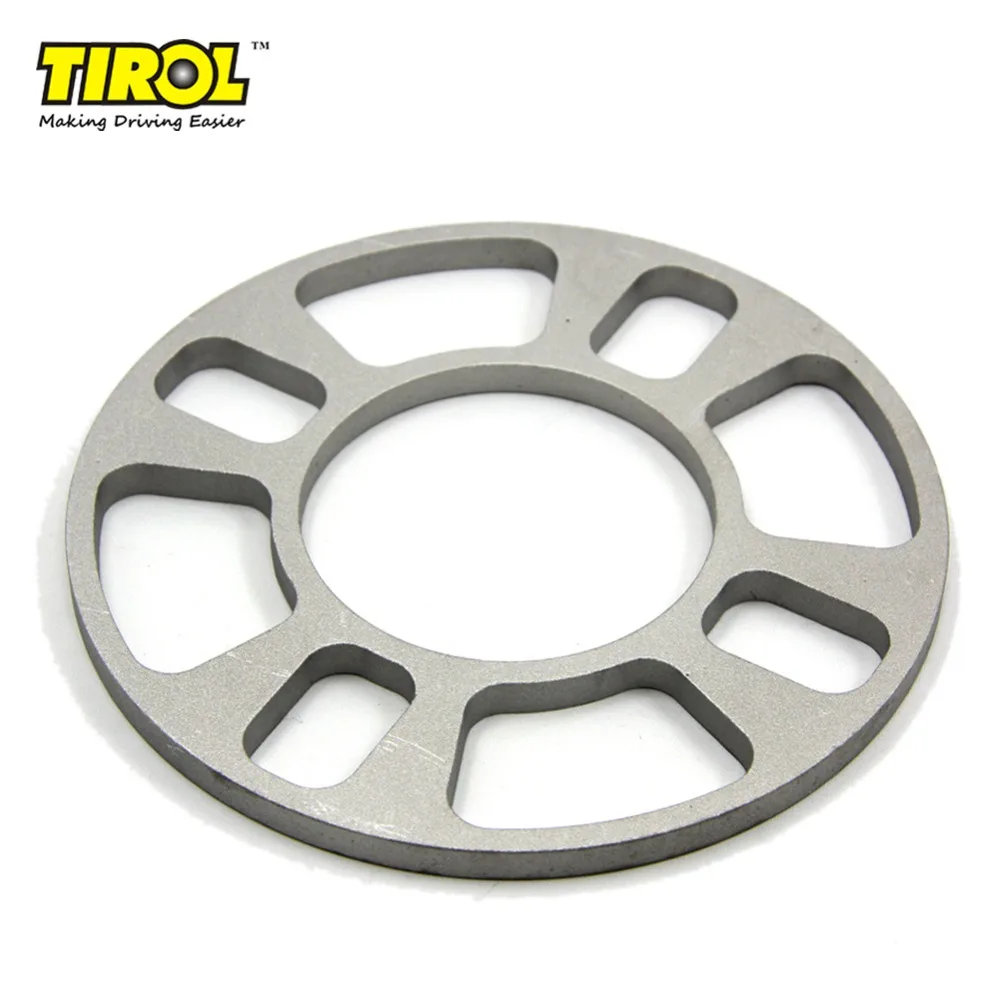 

TIROL T12850b Universal Wheel Spacer 4 hole 8mm thick Aluminum Wheel adapter fit 4 lug 4x101.6 4x108 4x112 4x114.3