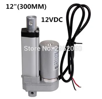 

Low Noise Electric Linear Actuator 12v DC Motor 300mm Stroke Linear Motion Controller 6mm/s