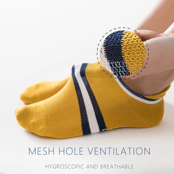 

Men socks Cotton Mesh Invisible Ankle Socks Soft Man Women Short Socks Summer Thin Male Boat Socks men 1Pair