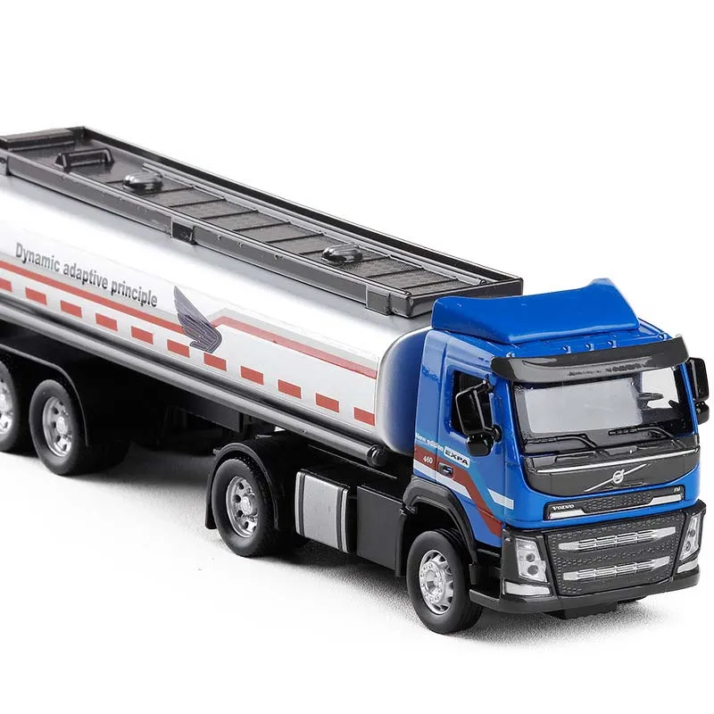 1:50 Volvo топливный бак инженерный литой автомобиль игрушка звук свет музыка