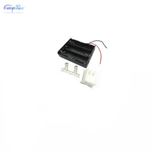 50Pcs 3×18650 Battery Case Holder Socket Wire Junction Box With 15cm Wires, XH 2.54 Header and Crimps