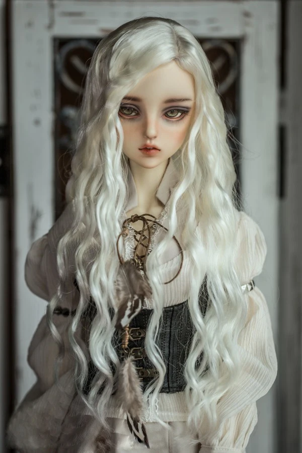 BJD кукла парики имитация мохер волна волос для 1/6 1/4 1/3 BJD DD аксессуары для кукол SD Мягкие Парики из натуральных волос