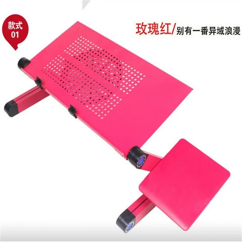 48*26 سنتيمتر للطي محمول مكتب السرير مكتب كمبيوتر لوحي محمول مع مروحة usb و الماوس مجلس