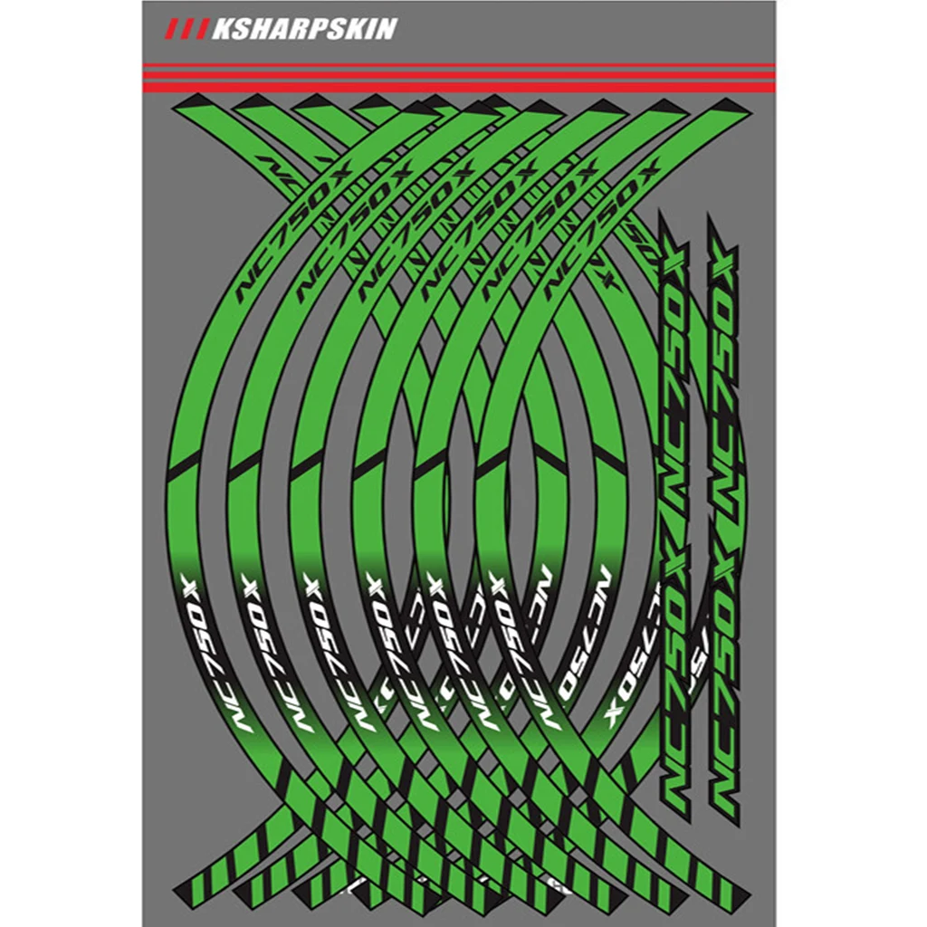 Обод колеса мотоцикла наклейки колеса светоотражающие наклейки полосы для Honda ST1100