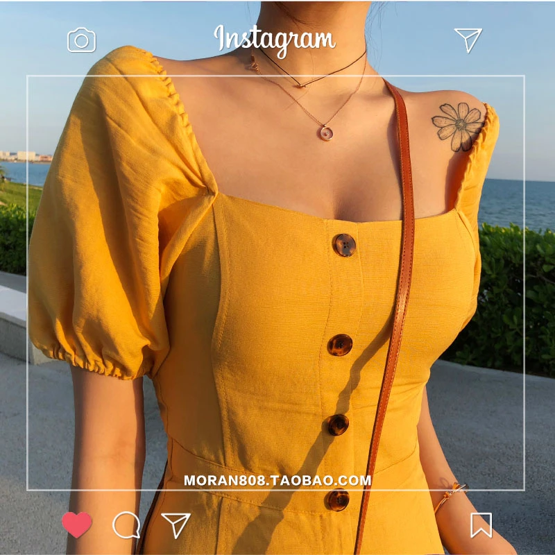 bright yellow dresses