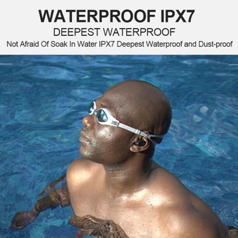 Wireless Bluetooth V5.0 Earphones Stereo Headsets Sport Dual Earbuds with Microphone Headphones for Iphone Android Smart Phone
