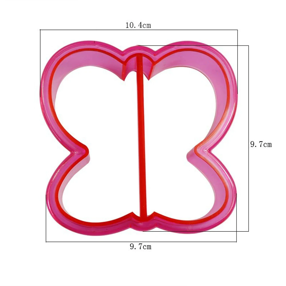 Случайный цвет Творческий обед DIY бутерброды резак формы форма еда Резка Die хлеб печенье для детей Детская безопасность