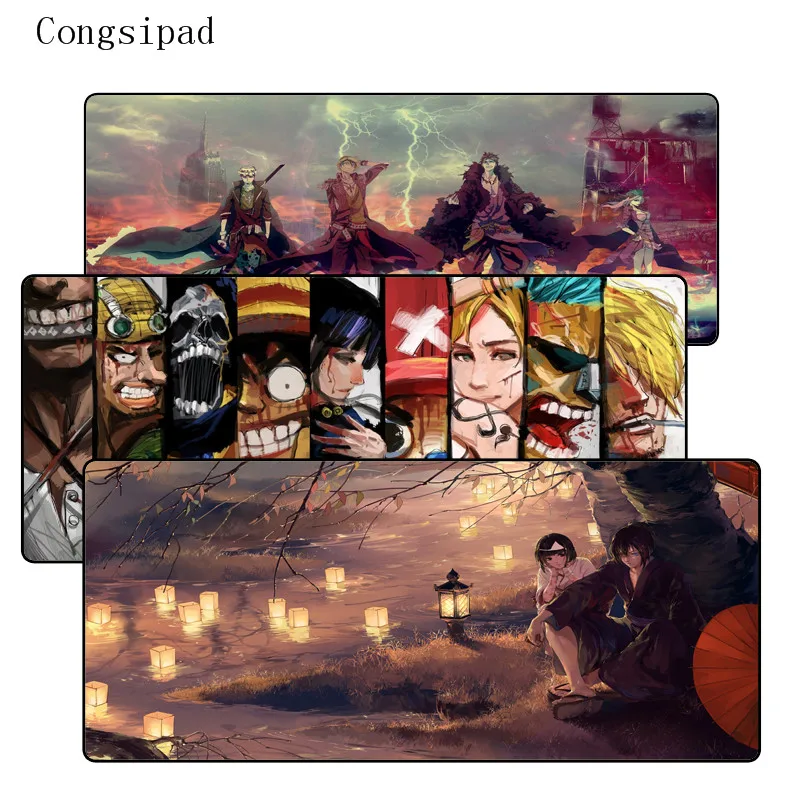  Congsipad 900*400MM large ONE PIECE DIY Popular Japanese Anime Large Lock Edge mouse pad for CSGO D