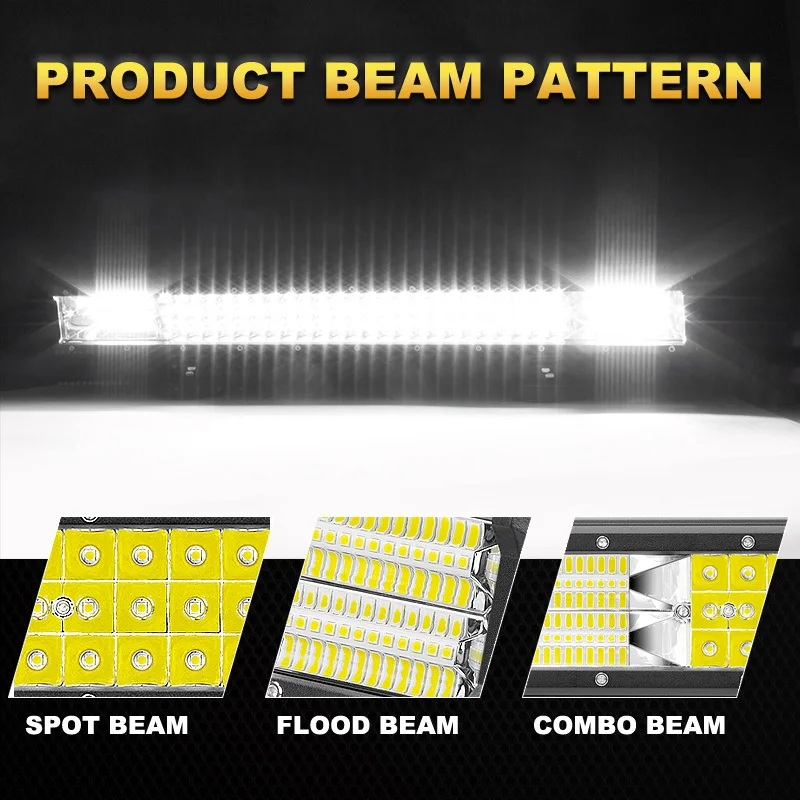 VISORAK 9 21 23 2" трехрядный внедорожный светодиодный светильник 4x4 4wd Грузовик внедорожник ATV светодиодный светильник для грузовика внедорожник ATV 4WD 4x4 автомобиль внедорожный