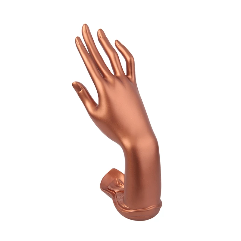 

Gold Resin Female Mannequin Hand For Ring ,Manikin Hands Model