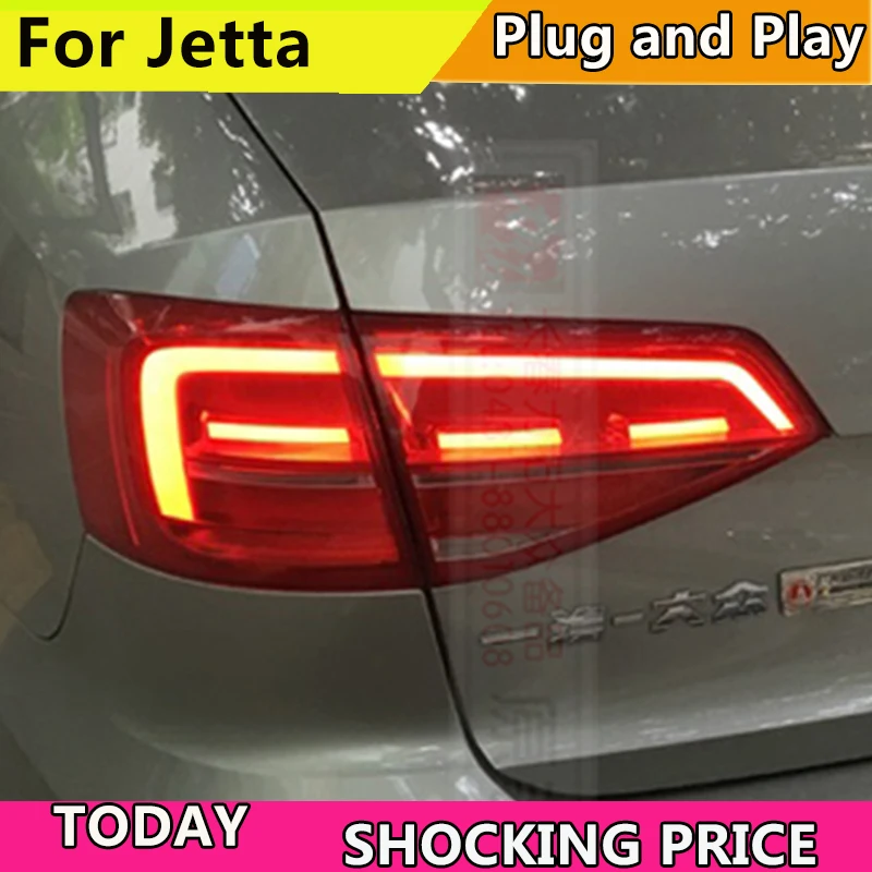 Автомобильный Стайлинг для VW Jetta хвост светильник MK7 s 2015-2018 светодиодный задний