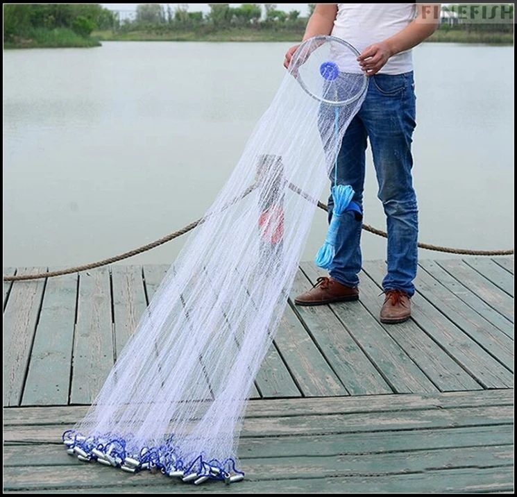 https://ae01.alicdn.com/kf/HTB1s5vMzQOWBuNjSsppq6xPgpXae/Finefish-2-4-4-2M-Monofilament-USA-Cast-Net-With-Sinker-Or-Without-Sinker-Fishing-Net.jpg