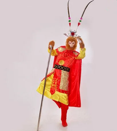Sun Wukong Monkey King Costume For Men The Monkey King Wukong Halloween Costimes Sun Wukong Costume Sun Wukong Cosplay King Of The Queens Costume Sunglassescostume Pattern Aliexpress