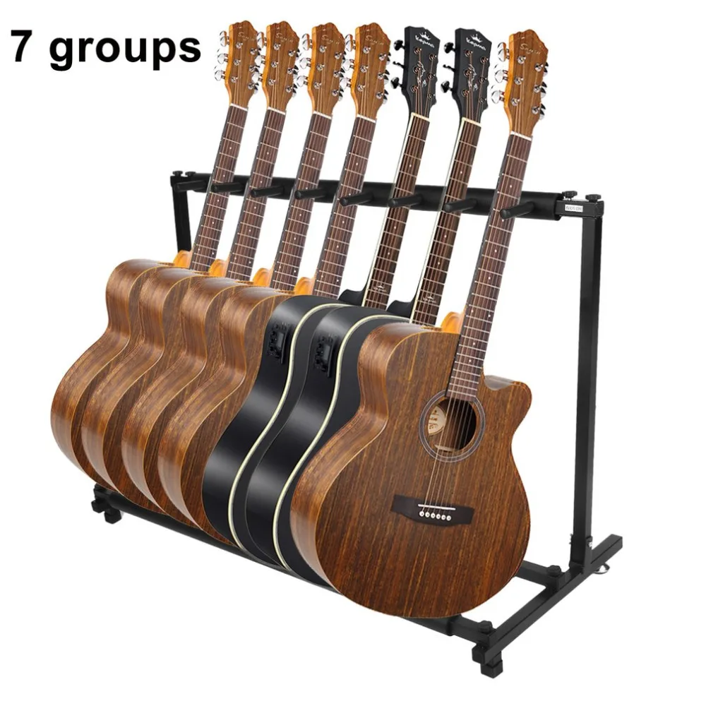 Multiple Guitar Stand Universal Folding Display Holder Stand Rack For