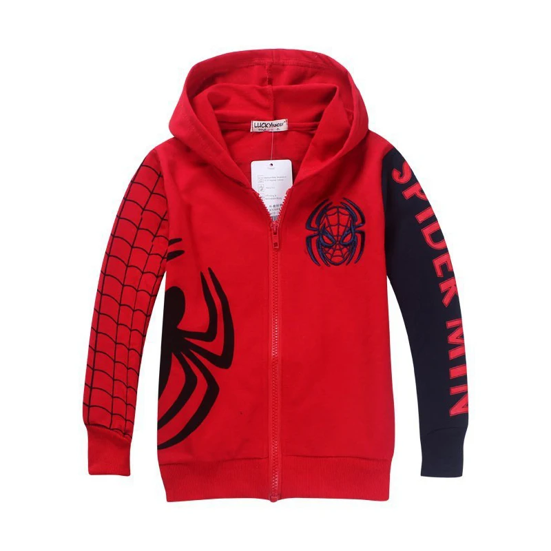 

1pc Retail 2019 Spring Autumn Children's Coat boys Spiderman hoodie jackets Kids cartoon Clothes baby outerwear free shipping