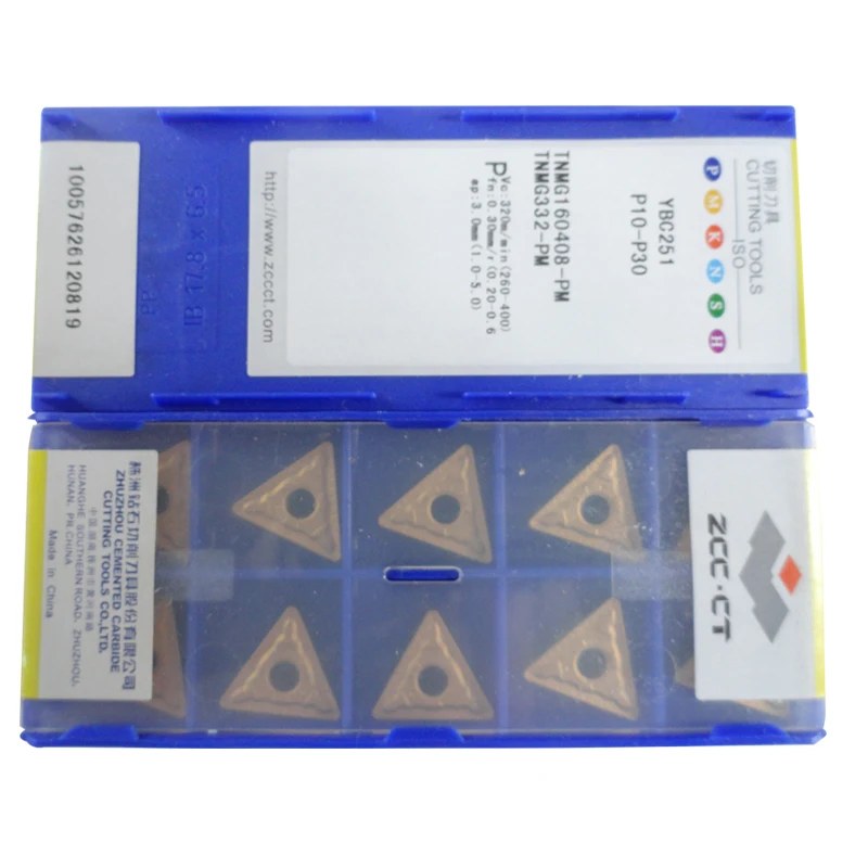 

Free Shipping TNMG 160408-PM YBC251 (40 inserts/Lot) ZCCCT Cemented Carbide Inserts cutting tools cutter