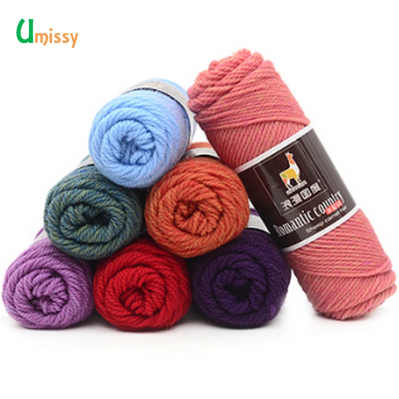 

1pc Soft Cashmere Yarn for Knitting Baby Knitting Wool Hand-knitted Hook Needle Work Wool Yarn for Hand Knitting Thread