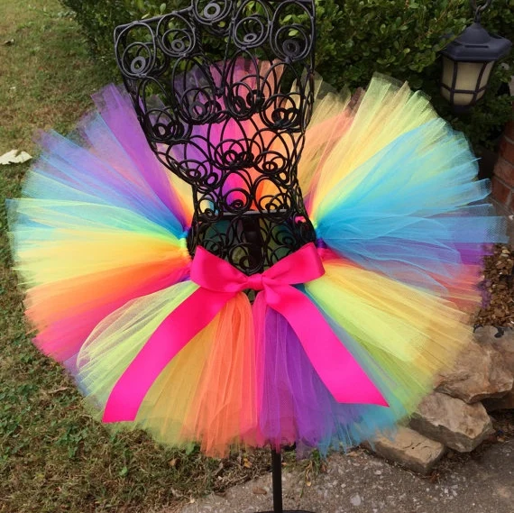 baby rainbow tutu