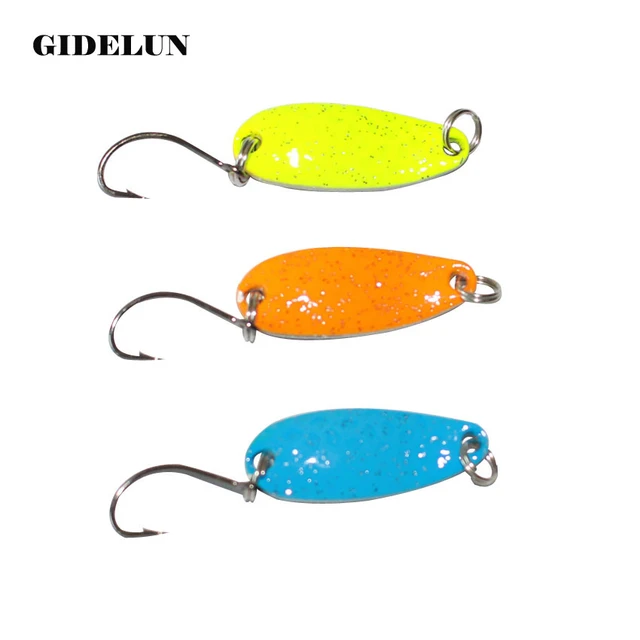 free shipping 6pcs/lot 2.9cm 4g metal spoon lure swimbait fresh