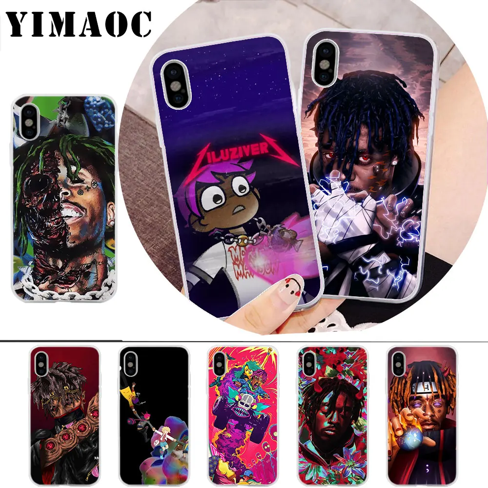 

YIMAOC Lil Uzi Vert Soft Silicone Case for iPhone X r s Xr Xs Max 8 7 6S 6 Plus 5 5s SE