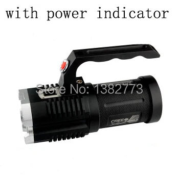 

UniqueFire 4x Cree XM-L2 3600-Lumen 5-Modes Portable Camping Hunting 4x18650 battery Led Flashlight Torch With Power Indicator