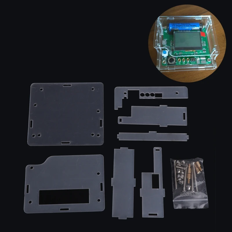 

Transparent shell for ESR Meter 328 Digital Combo Transistor Tester Diode Triode inductor Capacitance resistor MOS/PNP/NPN